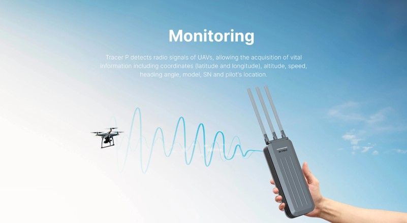 Skyfend Tracer Chinese Portable UAV detector & Pilot Locator (B)
